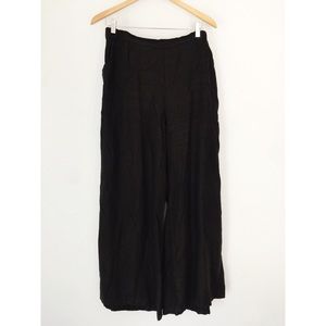 Cp shades black linen pants